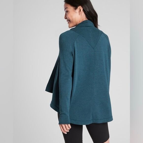 Athleta Nirvana Wear Two Ways Wrap Cardigan S - Picture 2 of 6